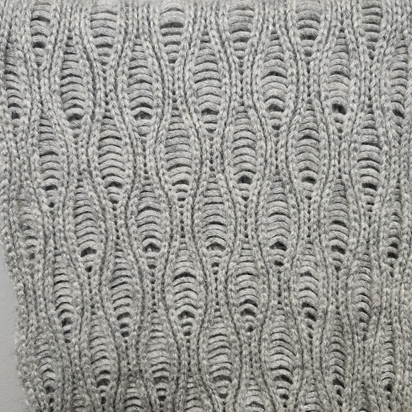 Calvin Klein women's infinity scarf gray wool blend - Picture 2 of 5